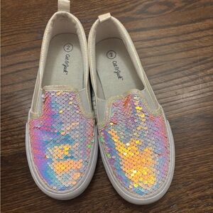 Cat & Jack Multicolor Sequin Kids Sneakers